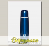 Термос бытовой вакуумный Синий (для напитков), 500 мл