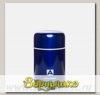Термос бытовой, вакуумный с широким горлом Синий, 750 мл