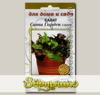 Салат Сити Гарден, Смесь, 4 мультидраже (1 драже 8-10 растений) Для дома и сада