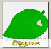 Коврик для сауны Лист Банные штучки, войлок 100%