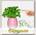 Умный музыкальный горшок для цветов Smart Music Flowerpot Розовый