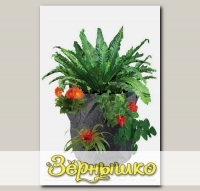 Сумка-горшок для растений (для вертикального озеленения), 35х40 см