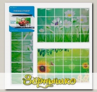 Пленка-стикер защитная Цветы (дизайн в ассортименте), 90х60 см