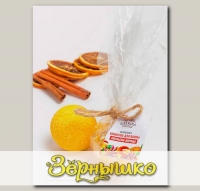 Бомбочка для ванны Апельсин-Корица, 80 г